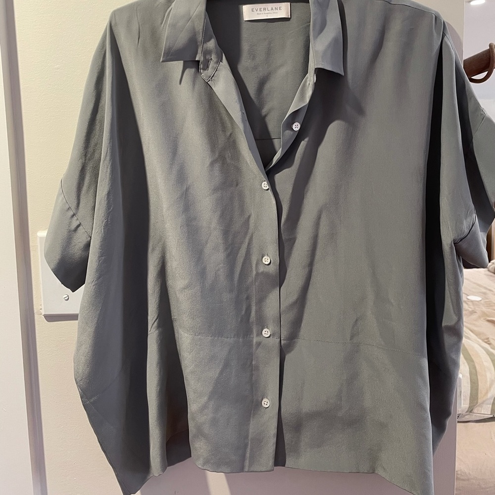 Everlane Square Silk Top